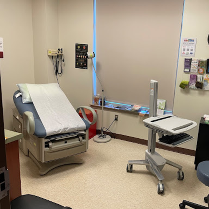 A health services room in the Health and Wellness Center